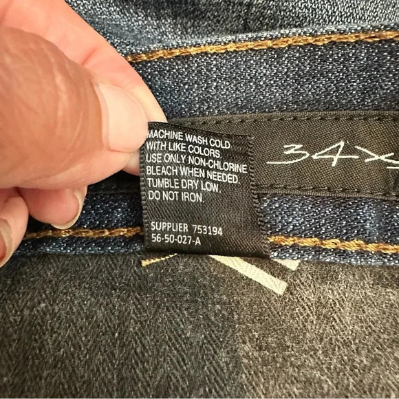 William Rast Button Fly Straight Jeans - Picture 7 of 8